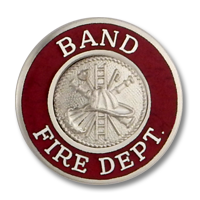 Band Fire Dept. collar insignia 4590