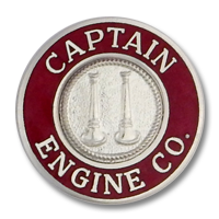 Captain Engine Co. collar insignia 4622