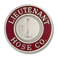 Lieutenant Hose Co. collar insignia 4625