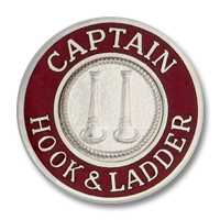 Captain Hose & Ladder collar insignia 4626