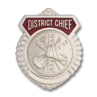 District Chief Shield emblem 4740