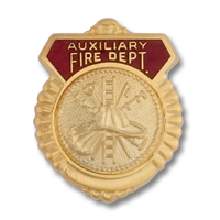 Auxiliary Fire Dept Shield emblem 4748