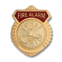 Fire Alarm Shield emblem 4753