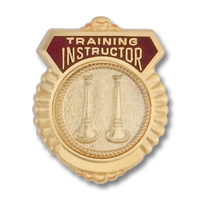 Training Instructor Shield emblem 4769