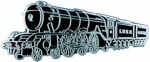 Steam Locomotive Engine Train Style 4798