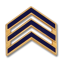 Enameled Sergeant Insignia Style 4807