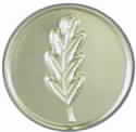 Half Inch Emblem Single Vertical Quill Style 5143