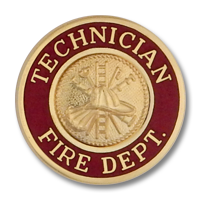 Technician Fire Dept. collar insignia 5247