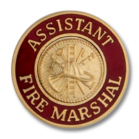 Assistant Fire Marshal collar insignia 5287