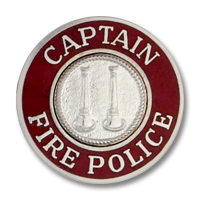 Captain Fire Police collar insignia 5397