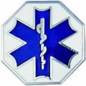 Star of Life Octagon Emblem Style 5421