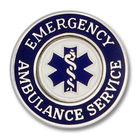 Emergency Ambulance Service collar insignia 5551