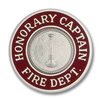 Honorary Captain Fire Dept. collar insignia 5593