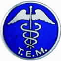 Half Inch Insert / Emblem Caduceus / T.E.M. Style 5715