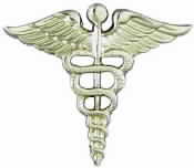 Caduceus Emblem Style 5724