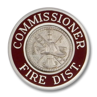 Commissioner Fire Dist. collar insignia 5910