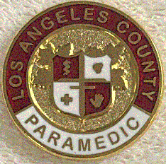 Los Angeles County Paramedic E51 insignia 13023