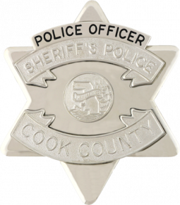 Six Point Star Badge with applied panels above and below the seal.