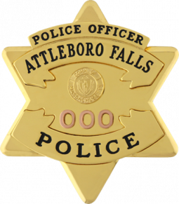 Six Point Star Badge with applied panel above seal with applied copper figures below the seal and ap