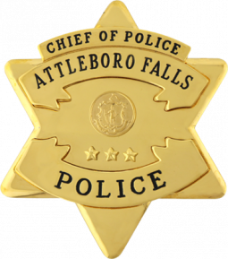 Six Point Star Badge with applied panel above seal with applied stars below the seal and applied pan