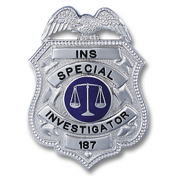 Shield Badge with Eagle Style B-203