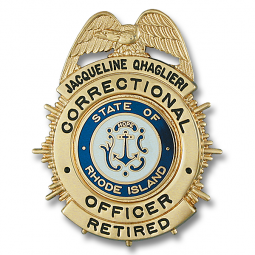 Eagle Topped Badge B-211