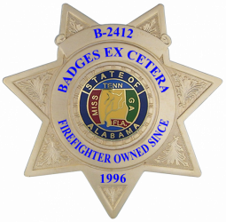 Seven Point Star Badge B-2412