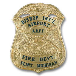 Shield Badge with Eagle B-2511