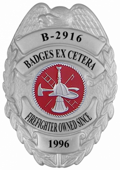 Eagle Topped Badge B2916