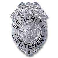 Eagle Topped Badge Style B-312