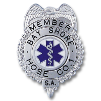 Eagle Topped Badge Style B-5018