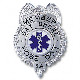 Eagle Topped Badge Style B-5018