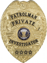 Eagle Topped Badge - B7316