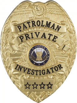 Eagle Topped Badge - B7316