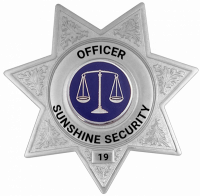 Seven Point Star Badge Style # B7418