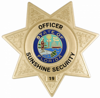 Seven Point Star Badge Style # B7418