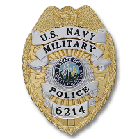 Eagle Topped Badge B8919