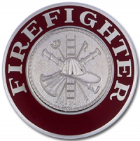 Firefighter Hat Badge 1-1/2" - BA4425