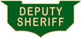 Reversed Enamel Panel DEPUTY SHERIFF