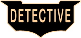 Reversed Enamel Panel DETECTIVE