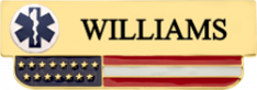 USA Flag Nameplates C651S