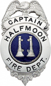 Eagle Topped badge E111