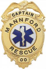 Eagle Topped Badge E203