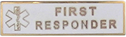 Three panel commendation Bar with laser etched Star of Life & First responder