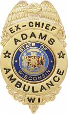 Eagle Topped Badge F122