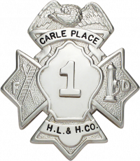 Eagle Topped Maltese Cross Badge F-140N