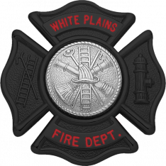 Matte Black Maltese Cross Badge F-141_MBK