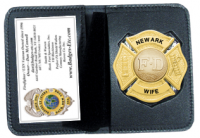 Newark NJ Firefighter's Wife badge