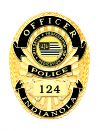 Reverse Enamel FlexBadge Shield Similar to our B1675-RV2.