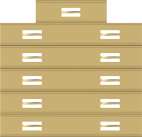 3/8" Service Award Slide Holder for 11 bars H-11-A